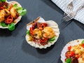 Snacked Scallop with grilled chorizo and lime