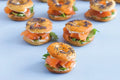 Puffy Bagel with Cream Cheese and Smoke Salmon