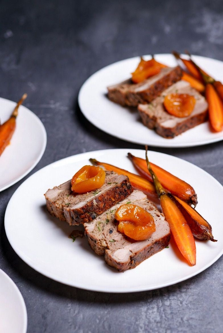 Lamb Terrine with Candied Apricots & Carrots